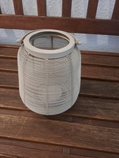 Lampion Laterne Licht Metall ca. 20 auf 16 cm Deko Camping Balkon Garten Windlic