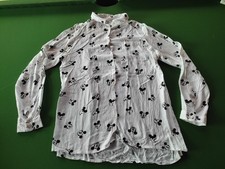 Bluse S Weiß Mickey Maus
