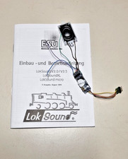 ESU LokSound micro V3.5,  NEM651, 8 MBit  , inkl. Lautsprecher und Schallkapsel