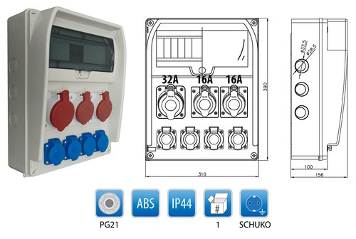 Baustromverteiler - , /