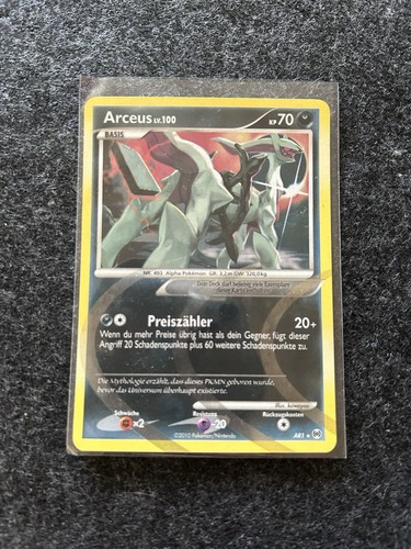 Arceus level 100 - holo, rare