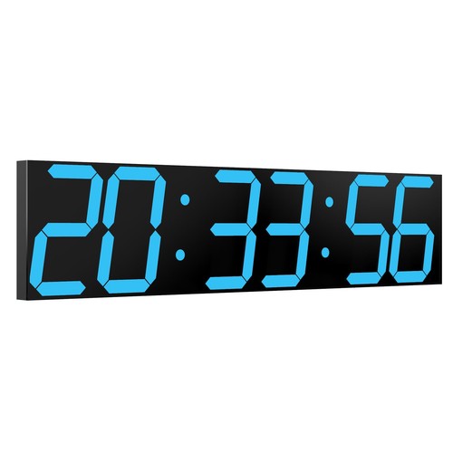 Digitale wanduhr übergroße - digitale, wanduhr,
