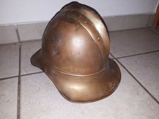 Alter Feuerwehrhelm, Messing,  Ende  19. Jhdt.