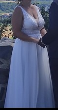 Brautkleid A-Linie Größe 42
