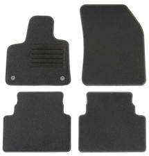 Fußmatten Set für Citroen C5 Aircross Autoteppiche mit 100% Passform Schwarz