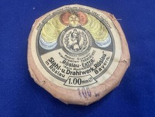 s.altes Stück Packung m. Inhalt Röslau Stahldraht Stahl- und Drahtwerk Röslau