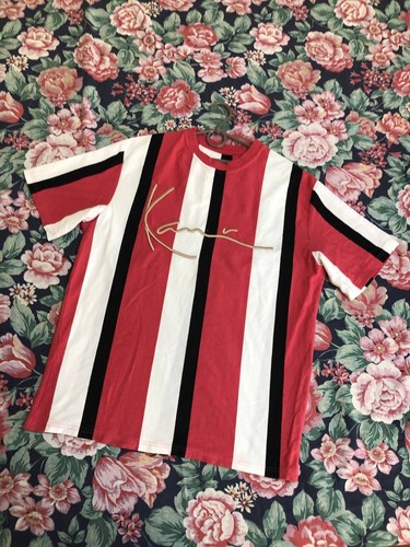 Vintage 90s karl kani striped - karl,