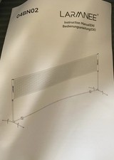 Larmnee Badminton netz Volleyballnetz, Federballnetz, 3-Fach-Höhenverstellbar