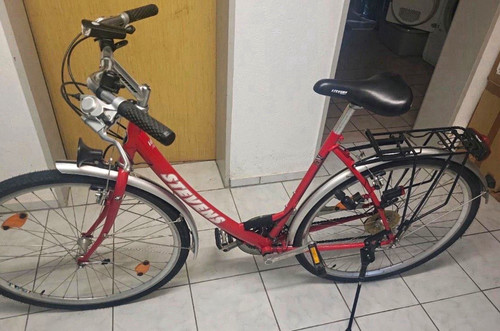 Stevens citybike rot gänge - rot, 21