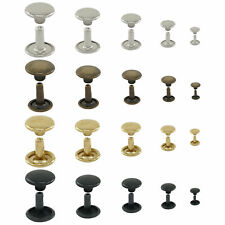 Hohlnieten Doppelkopf Messing