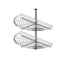 KARUSSELL SCHRANK DREHBODEN ECKSCHRANK "Nova 1/2 Variant" KÜCHE TOPF SCHUBLADE