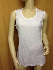 Damen Oberteil Top Shirt beige weiß Gr. 48 von Lea H. 50% Baumwolle 50% Viskose
