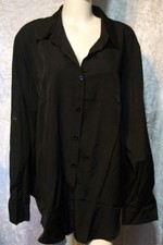 SCHWARZ FEINE TUNIKA BLUSE Gr. 50 52