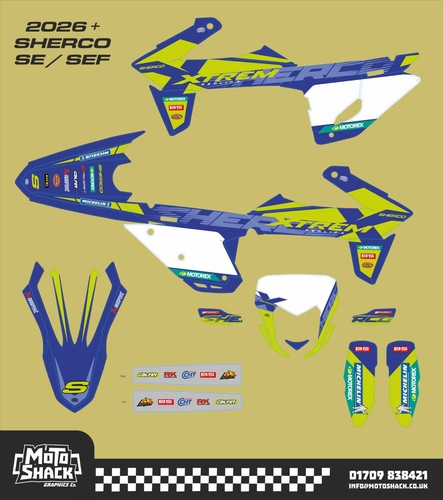 Sherco xtrem grafik kit sef - sherco,