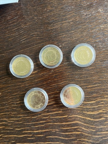 Euro vergoldet gedenkmünzen - 2,