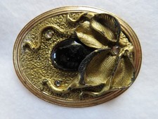 Alte elegante Brosche aus Messing