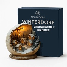Weihnachtsdeko Winterdorf Figur 2D Deko Geschenk Schlafzimmer Tischdeko DE.