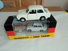 Modellauto 1:87 Trabant P 601  S cremeweiß NO 8677 + Trabant  VItesse 1:43