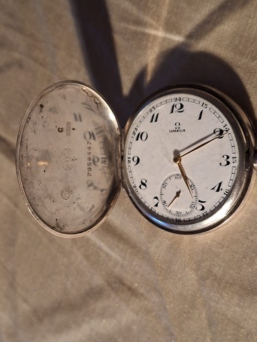Omega taschenuhr silber - silber, 0.900