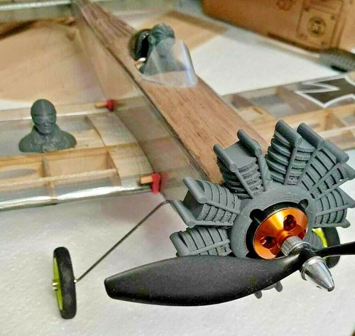 Sternmotorattrappe aus dem - , 3d