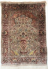 Antiker hereke seidenteppich - hereke,