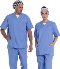 Exner Damen Herren Set Schlupfjacke Kasack inkl OP-Hose Schlupfhose Gr. XS-5XL