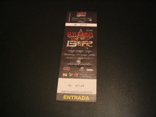 Guns roses ticket tour - roses,