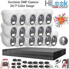 HIKVISION HILOOK COLORVU 5MP CCTV SYSTEM HD AUDIO MIKRO DVR KAMERAS SICHERHEITSKIT