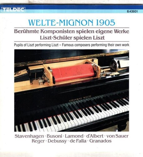 Welte mignon 1905 franz - ,