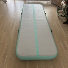 Air Turnmatte 300cm, Aufblasbar, Elektropumpe Gymnastikmatte mit Flickzeug Patch