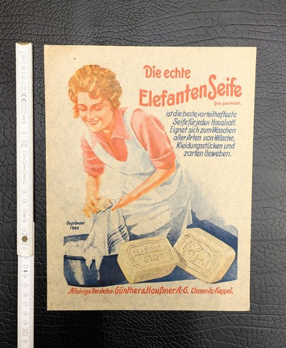 Alte werbung reklame seife - werbung,