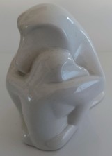 Sgrafo Porzellan Figur Peter Müller Affe Pavian  Mama mit Kind top Zustand RAR !