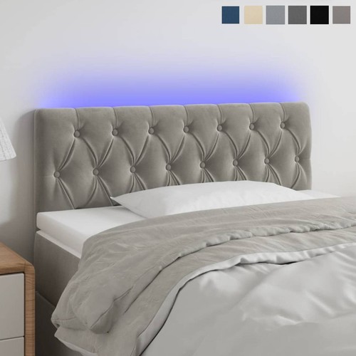 Led kopfteil polsterkopfteil - led,