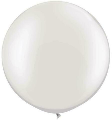 Pearl white qualatex giant - x,