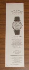 Seltene Werbung vintage CHRONOSWISS REGULATEUR Uhr Investition in die Zeit 1993