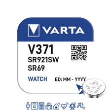 3 x VARTA 371 Knopfzellen