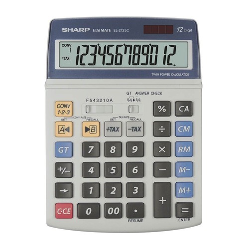 Sharp 2125c tischrechner - sharp,