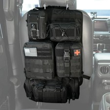 MOLLE Rücksitztasche Organizer Autositz Rückenlehnenschutz Rückenlehnentasche