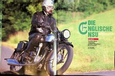 Motorrad Classic 1237) NSU 500 SS in einer seltenen Vorstellung auf 10 Seiten