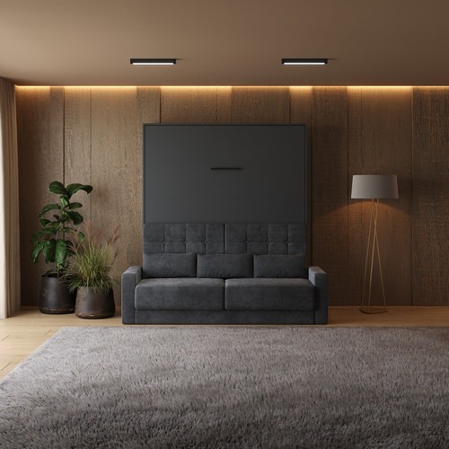 Schrankbett mit sofa smartbett - schrankbett,