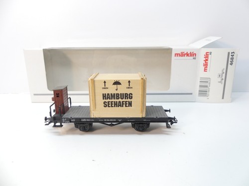 Märklin 46843 flachwagen - h0,