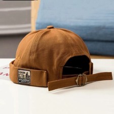 Krempe Hut Unisex Melone Docker Cap Baumwolle Bucket Cap Herren Damen Skullcap