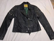 Schwarze Lederjacke von WITTY