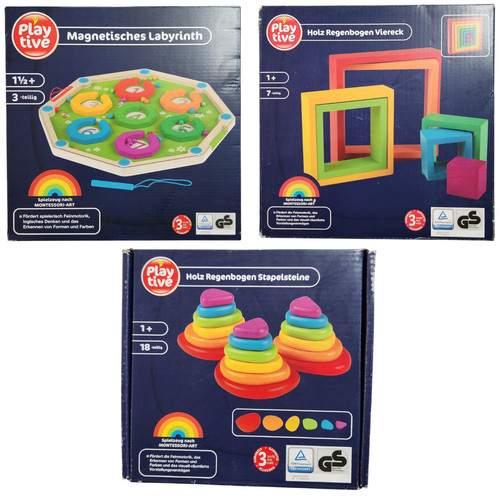 Regenbogen holzspielzeug - regenbogen,