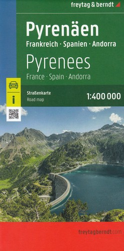 Pyrenäen straßenkarte - pyrenäen,