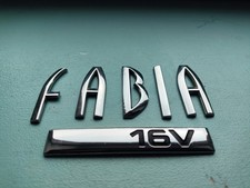 SKODA FABIA  16V  BADGE EMBLEM