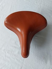 Mifa Möve DDR Fahrrad Sattel Ledersattel Braun Leder Vintage Retro Sammler