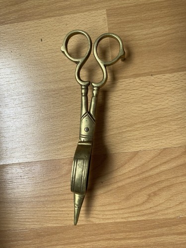 Antike messing dochtschere - messing-dochtschere, –
