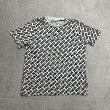 PUMA F1 Herren T-Shirt Kurzarm Gr. S Racing Sport Training Retro Logo 7302 Weiß