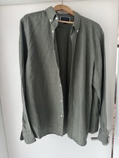 Leinen Hemd Herren Salbei